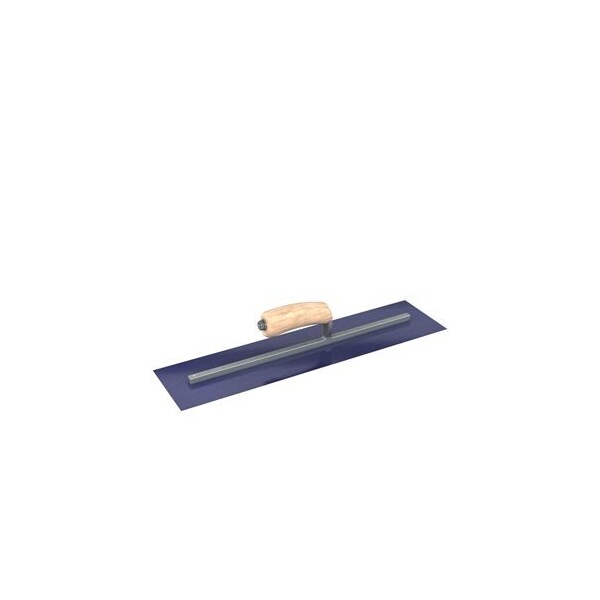 Bon 66-185 Finish Trowel, Square, Blue Steel, 20 X 5, Wood